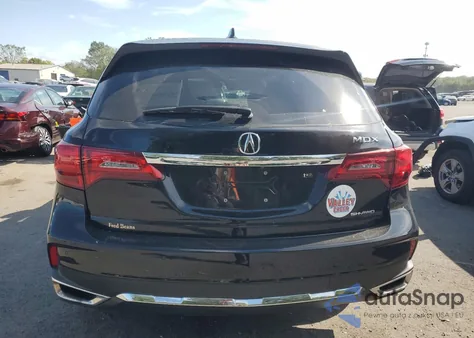 2020 Acura Mdx Technology z USA, uszkodzony, nr VIN 5J8YD4H58LL030916